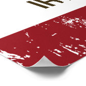 Poster Drapeau californien Irvine (Coin)