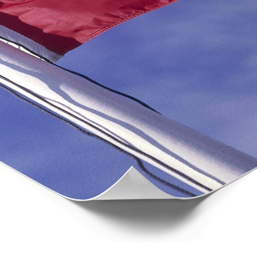 Poster Drapeau canadien (Coin)