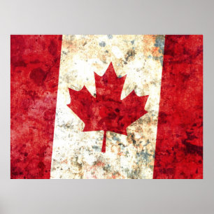 Poster Drapeau canadien