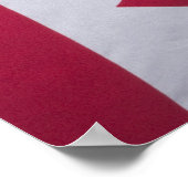 Poster Drapeau canadien. (Coin)