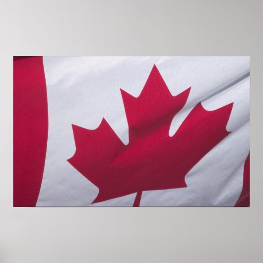 Poster Drapeau canadien. (Devant)
