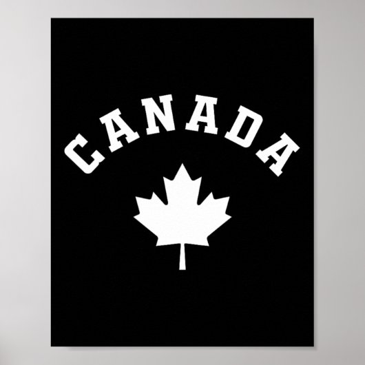 Poster Drapeau canadien Randonnée de pêche de vacances Sk (Devant)