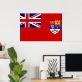 Poster Drapeau canadien Red Ensign (Bureau à domicile)