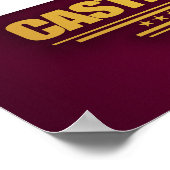 Poster Drapeau Castilla y Leon (Coin)