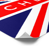 Poster Drapeau Chelsea UK (Coin)
