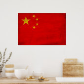 Poster Drapeau chinois (Cuisine)