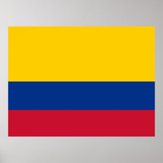 Poster Drapeau colombien (Devant)