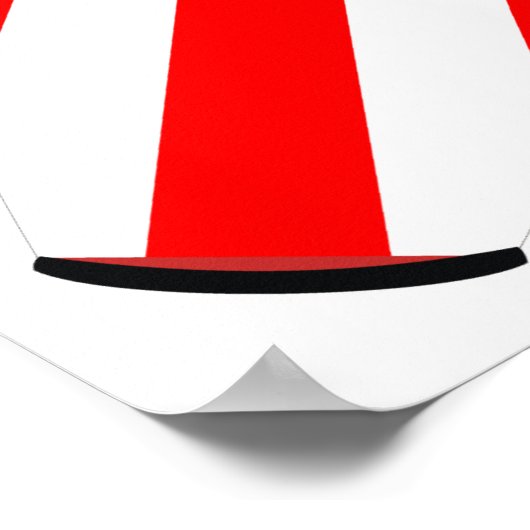 Poster Drapeau Conga Porto Rico (Coin)