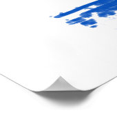 Poster Drapeau croate (Coin)