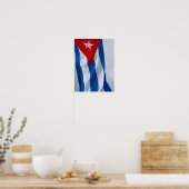 Poster drapeau cuba (Cuisine)