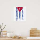 Poster Drapeau cubain (Cuisine)