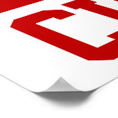 Poster Drapeau customisé Washington D.C. (Coin)