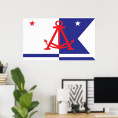 Poster Drapeau d'Alameda (Bureau à domicile)
