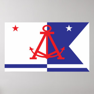 Poster Drapeau d'Alameda