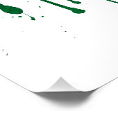 Poster Drapeau d'amour Italie (Coin)