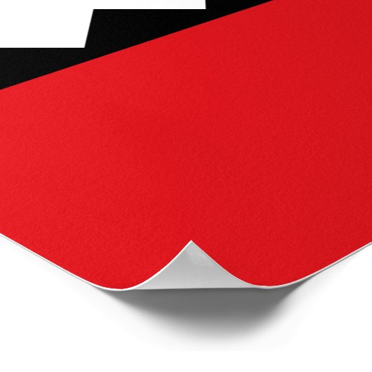 Poster Drapeau d'Amsterdam (Coin)