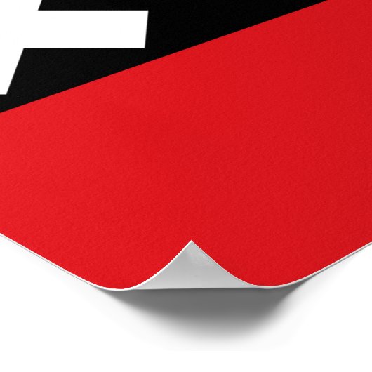 Poster Drapeau d'Amsterdam (Coin)