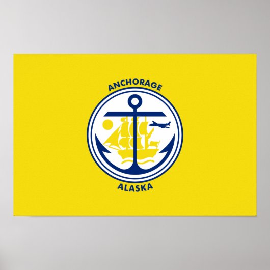 Poster Drapeau d'ancrage (Devant)