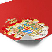Poster Drapeau danois (Coin)