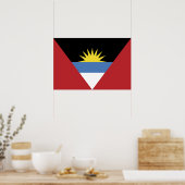 Poster Drapeau d'Antigua-et-Barbuda (Cuisine)