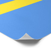 Poster Drapeau d'Aruba (Coin)