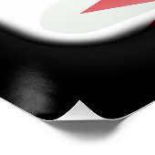 Poster Drapeau de Bahreïn (Coin)