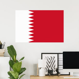 Poster Drapeau de Bahreïn