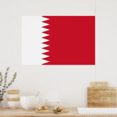 Poster Drapeau de Bahreïn (Cuisine)