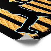 Poster Drapeau de base-ball Bat Boys Ice Cream American F (Coin)