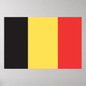 Poster Drapeau de Belgique (Devant)