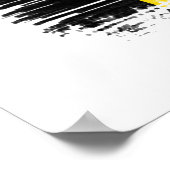 Poster Drapeau de Belgique (Coin)