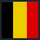 Poster Drapeau de Belgique<br><div class="desc">Le drapeau belge,  inspiré du tricolore français,  fut adopté en 1831,  peu après avoir obtenu son indépendance des Pays-Bas. #drapeau #belgium #belgian #patriotic</div>
