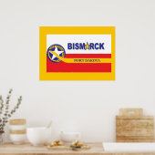 Poster Drapeau de Bismarck (Cuisine)