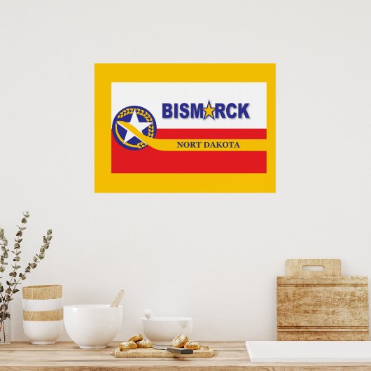 Poster Drapeau de Bismarck (Cuisine)