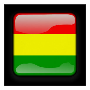 Poster Drapeau de Bolivie