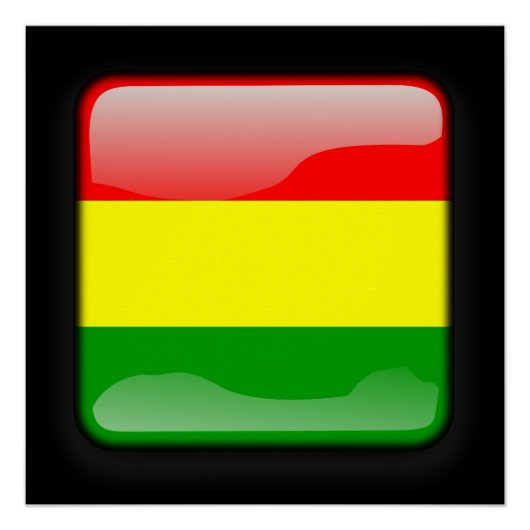 Poster Drapeau de Bolivie (Devant)