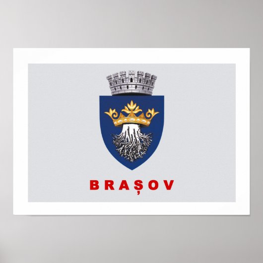 Poster Drapeau de Brasov (Devant)