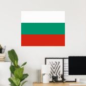 Poster Drapeau de Bulgarie (Bureau à domicile)