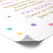 Poster Drapeau de Bunny Bunny 1er anniversaire Jalon (Coin)