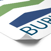 Poster Drapeau de Burlington, Vermont (Coin)