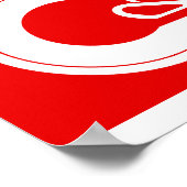 Poster Drapeau de Calgary (Alberta) (Coin)