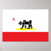 Poster Drapeau de Californie (Devant)