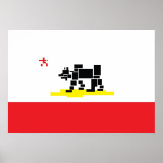 Poster Drapeau de Californie