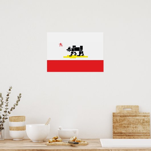Poster Drapeau de Californie (Cuisine)