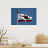 Poster drapeau de Californie (Cuisine)