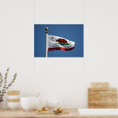 Poster drapeau de Californie (Cuisine)