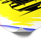 Poster Drapeau de camion américain (Coin)