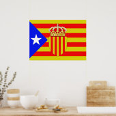 Poster Drapeau de Catalogne (Cuisine)