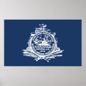 Poster Drapeau de Charleston, Caroline du Sud (Devant)