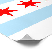 Poster Drapeau de Chicago (Coin)